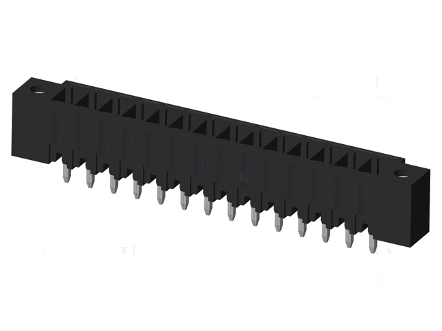 Connector: ontkoppelbare terminal strip; contact; mannelijk Connector: ontkoppelbare terminal strip; contact; mannelijk